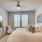 Bedroom with Bed and Dresser