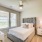 Bedroom with Bed, Dresser and Nightstand